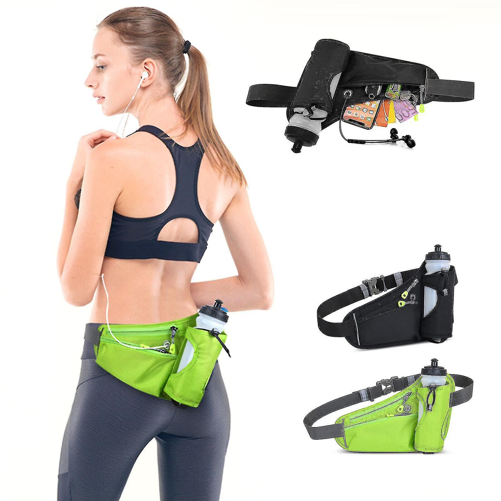 Running Belt, Fanny Pack with Straight hook Velcro, Belt Bag for Women & Me
