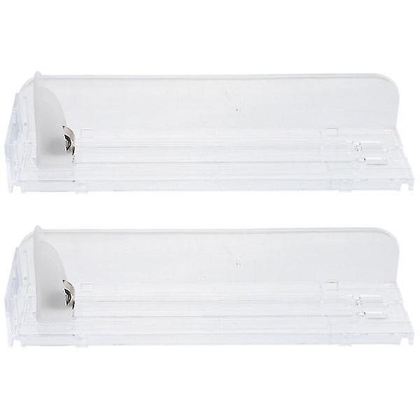 2pcs Auto-push Cigarette Display Holders Display Cases For Shop (transparent)