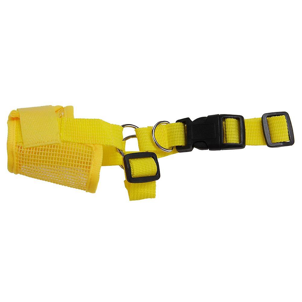 Pet Muzzle Anti-Biting Wear Resistant Polyester Drinkable Cozy Dog Muzzle Anti-Barking Mouth Cover