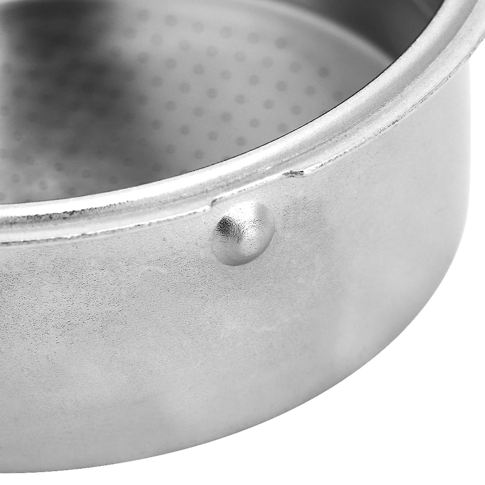 Double Layer Stainless Steel Coffee Filter Basket with Locking Snap Coffee Machine Accessory for Double Cup