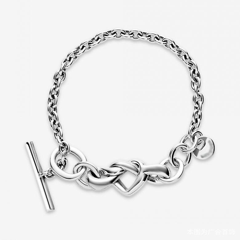 Intertwined Love Heart Bracelet
