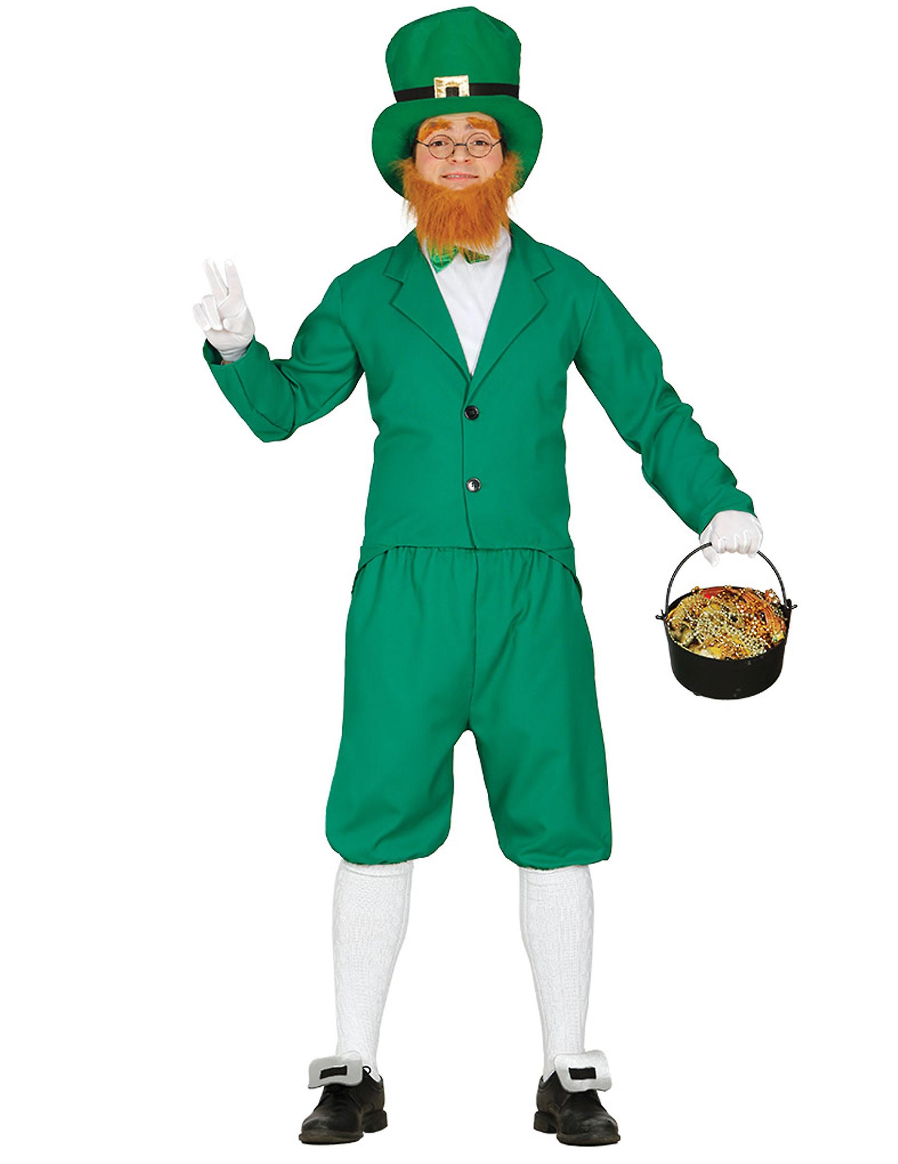 Man green leprechaun disguise