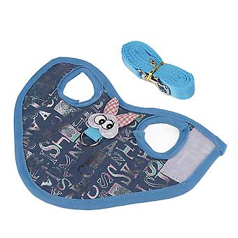 Pet Chinchilla Clothes Traction Rope Keep Warm Soft Breathable Small Animals Traction Rope Chest StrapM