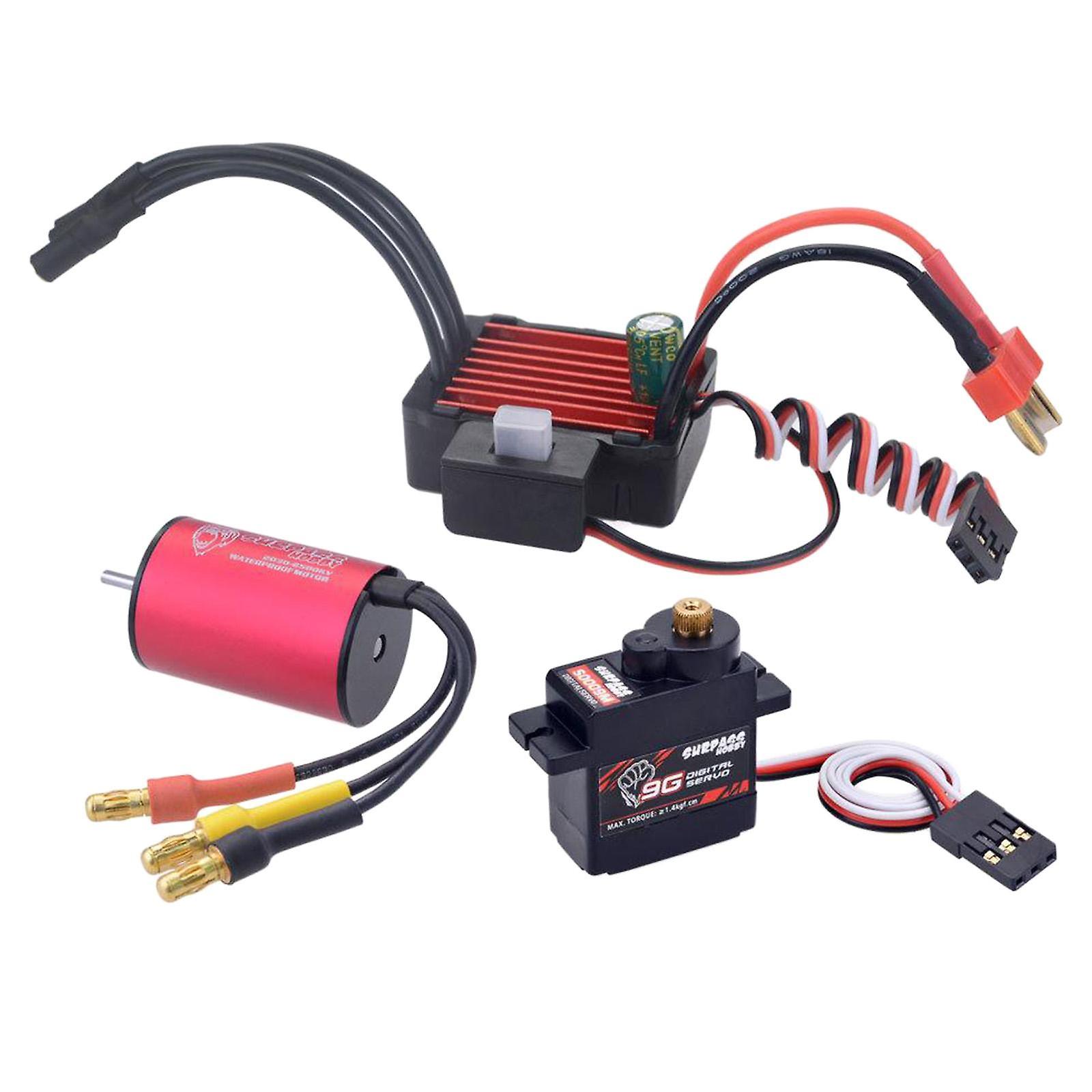 2030 Brushless Motor 25A ESC Servo Getriebe Set für RC Drift Auto Modell Spielzeug