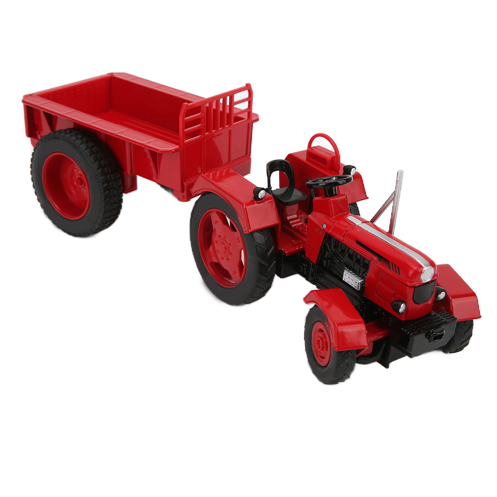 Engineering Vehicles Model 1/18 Alloy Retro Tractor Toy for Kid's Toy Collection Decoration