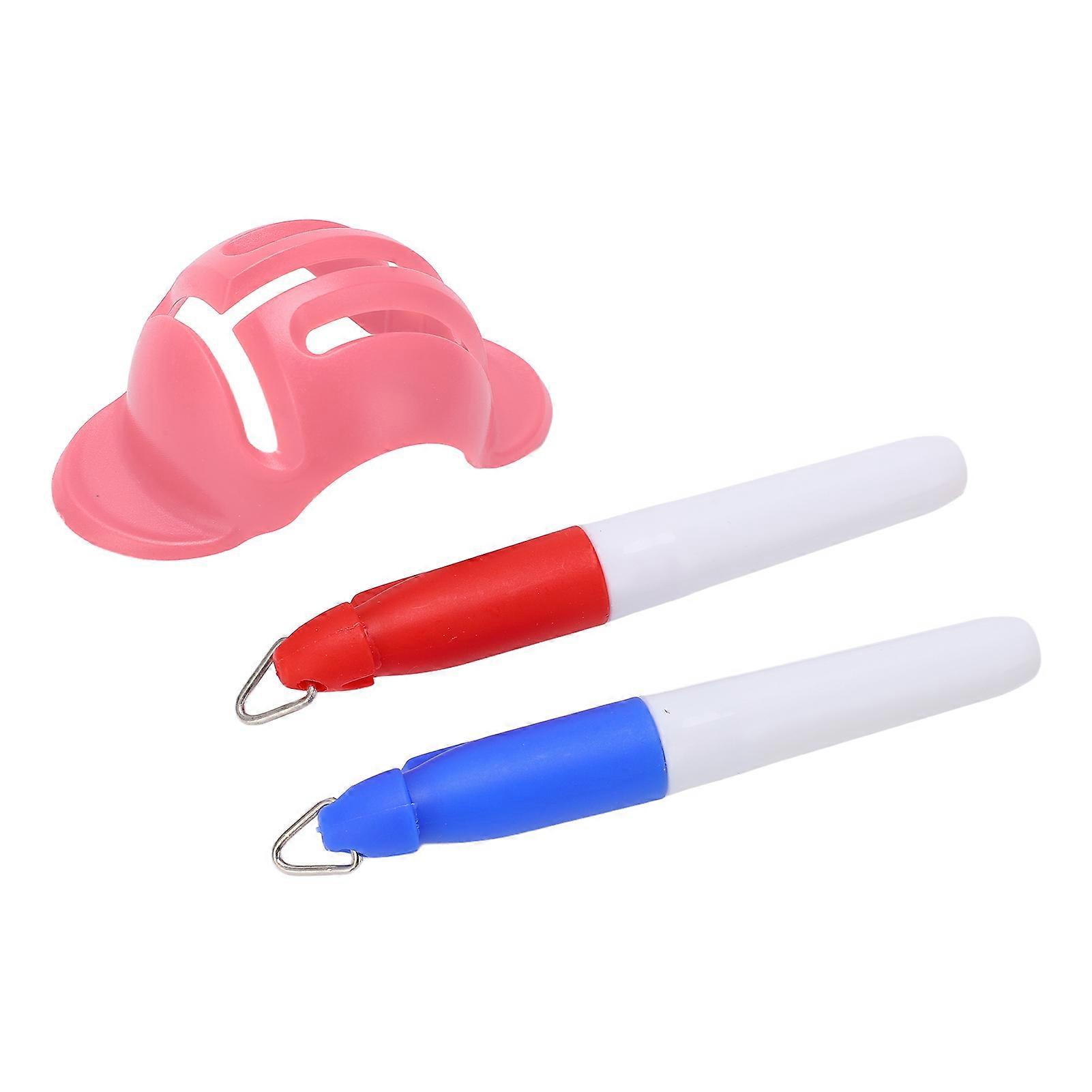 Golf Ball Line Marker Marker Stencil Golf Ball Triple Track 3 Line Marker for AlignmentPink