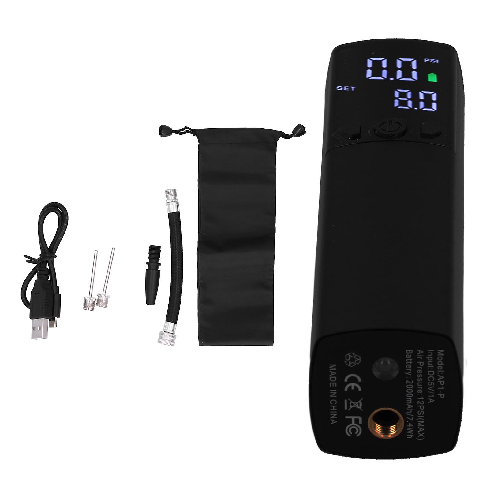 Precision Inflation Partner, Portable Electric Ball Pump with Intelligent Noise Reduction, Ergonomically Designed Nonslip Grip, and Long-Lasting