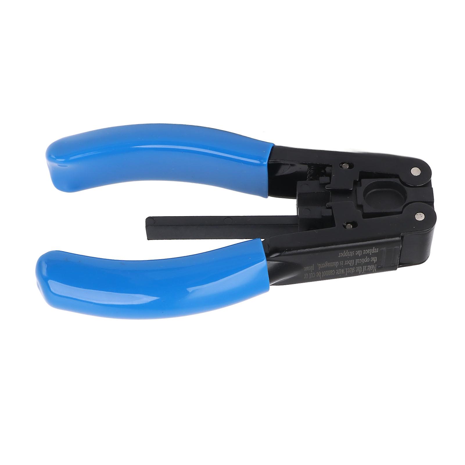 2.1x1.6mm Fiber Optic Stripper Optical Cable Stripper Pliers Portable Wire Stripping Tool