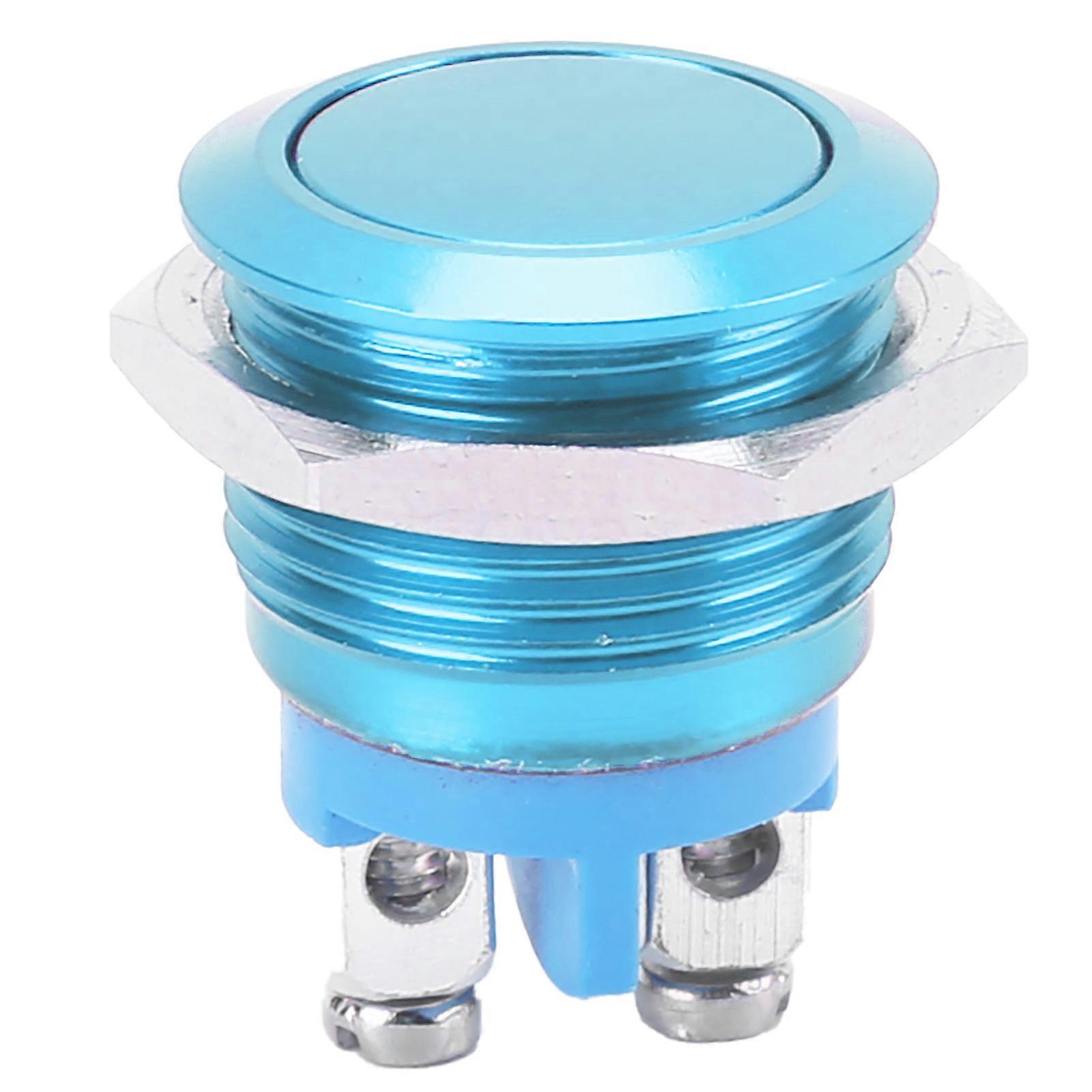 Metal push-button switch waterproof, self-resetting