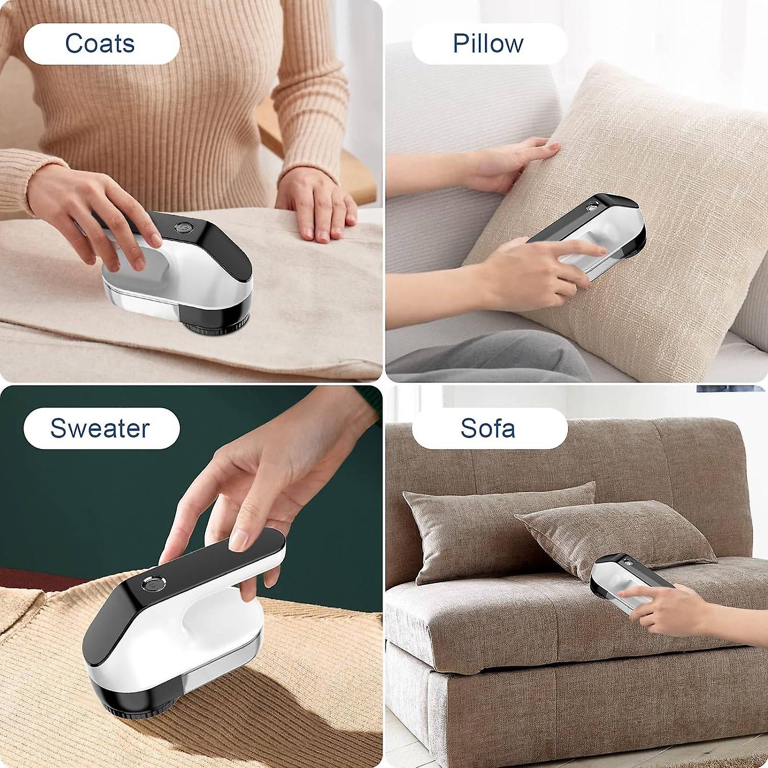 Rechargeable fabric shaver that removes pilling