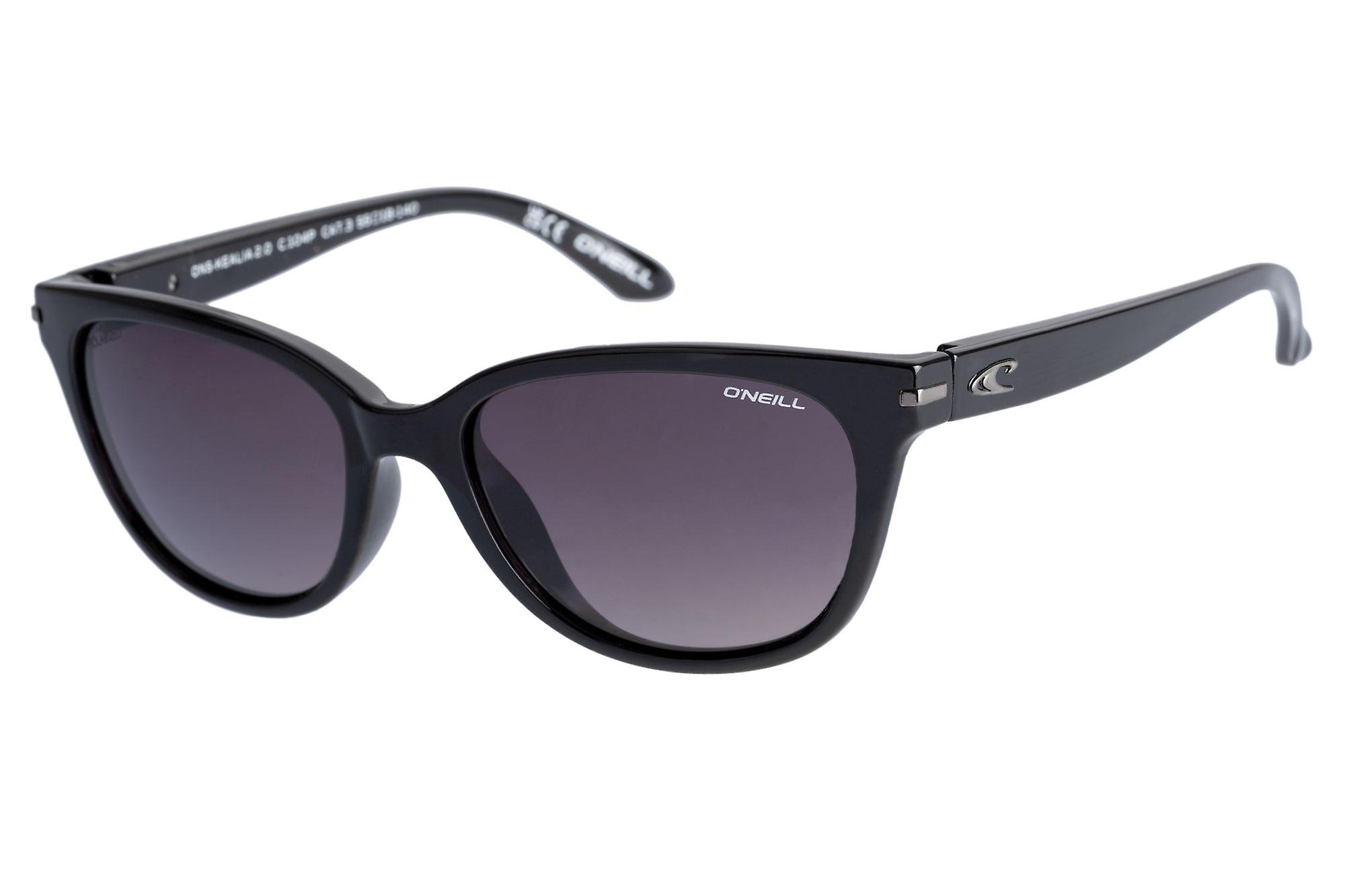 O'Neill Women's Sunglasses ONS Kealia2.0 104P Gloss Black / purple - smoke grad