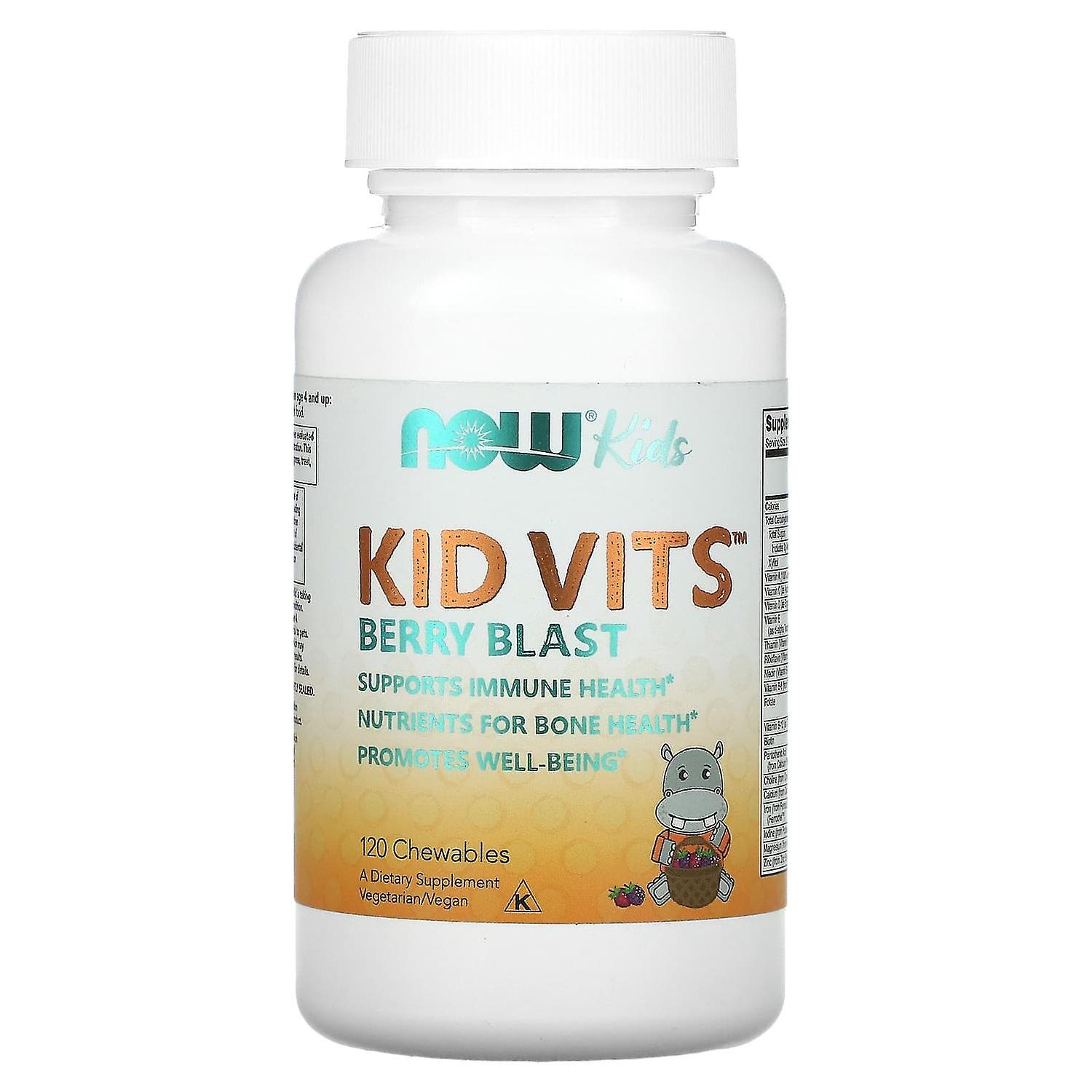 NOW Foods, Kid Vits, Berry Blast, 120 Chewables