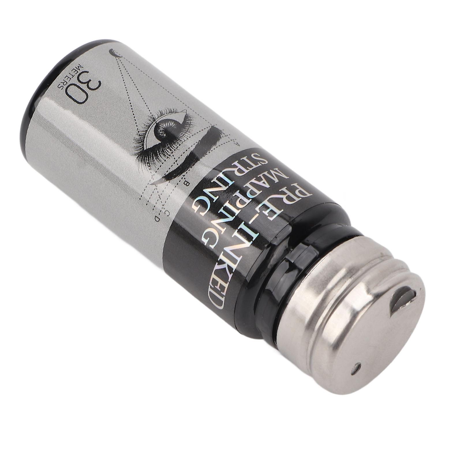 Inked Brow Mapping String Ink Leakage Proof Pre Inked Eyebrow Mapping String with 30m Thread 10ml 