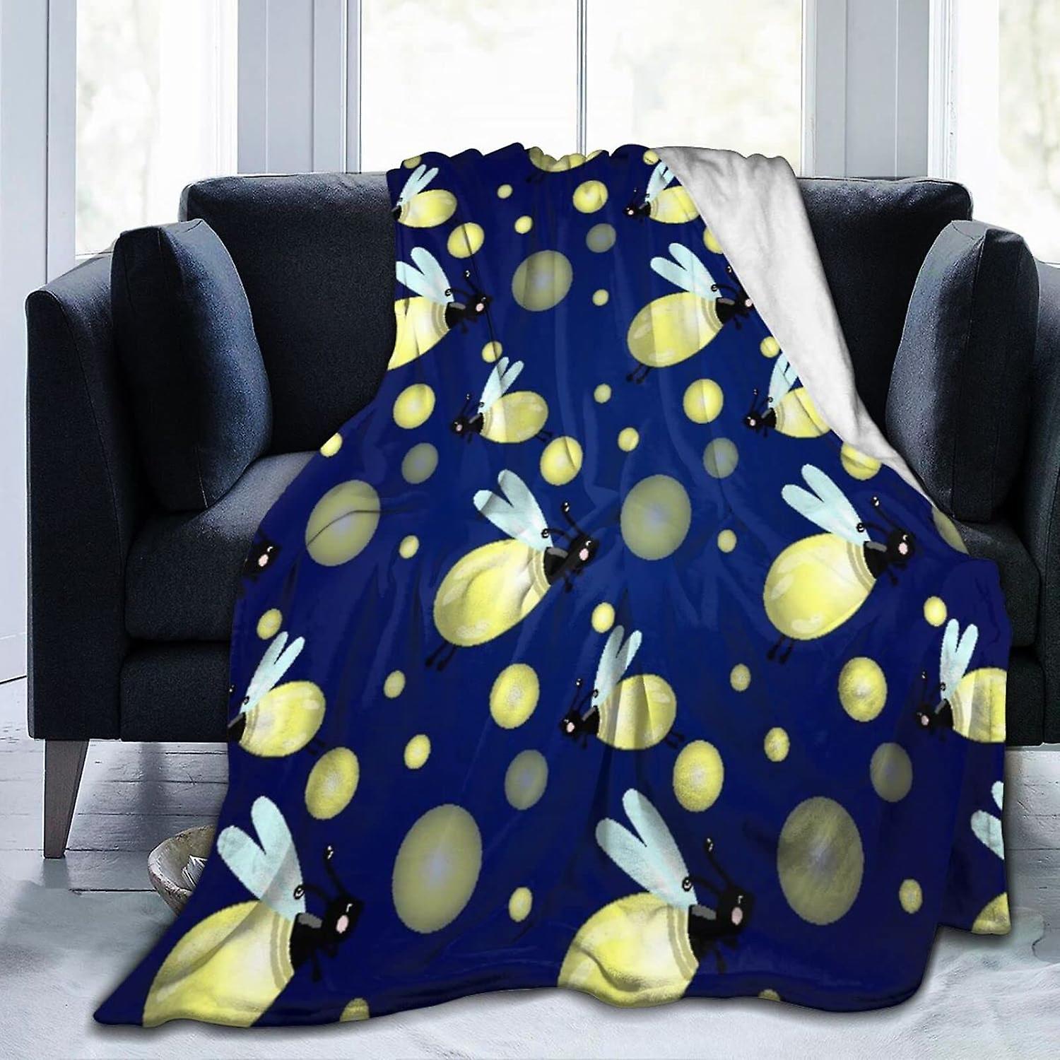 Flannel Print Blanket Soft and Comfortable Air Conditioning Blanket Anti pilling for Adults Children ABD7720