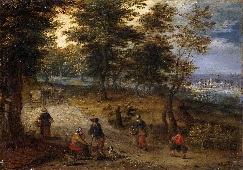 Going At The Market Poster