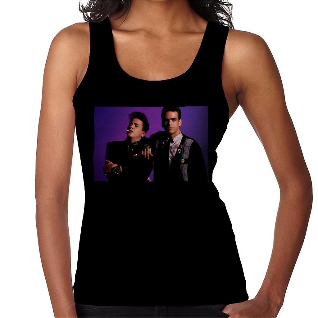Weird Science Ian And Max Purple Background Women's Vest