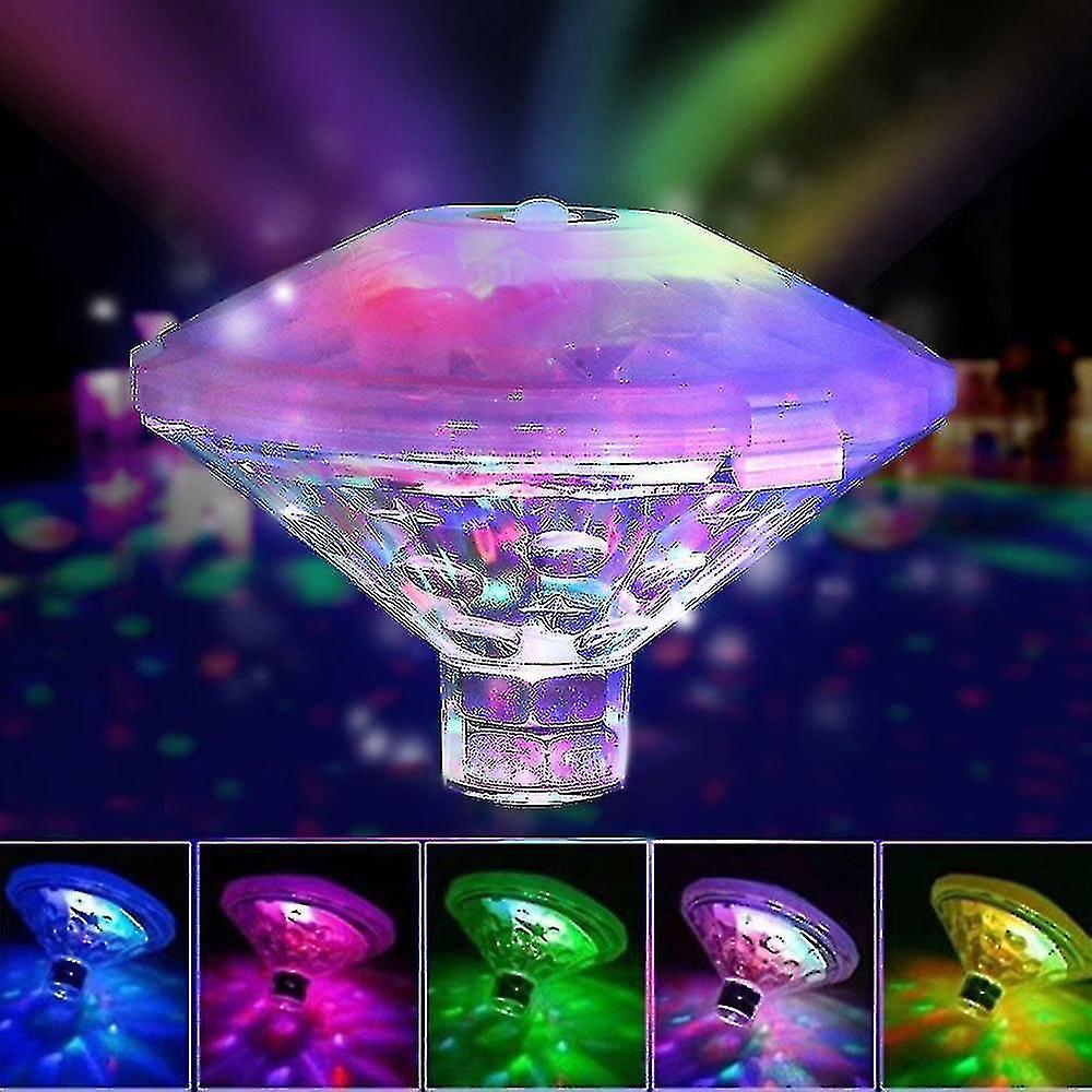Underwater LED Pool Lights- Multicolor Floating Tub Lamp with 7 Lighting Modes