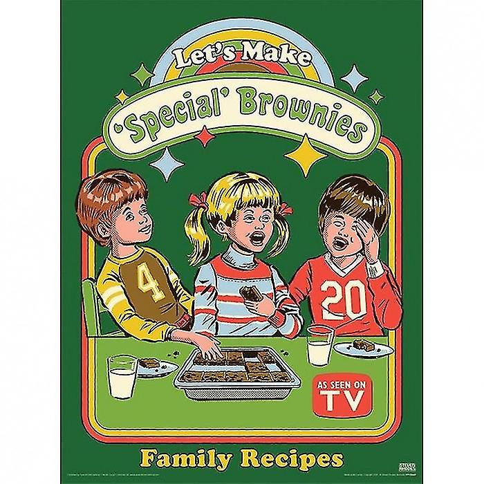 Steven Rhodes Let's Make Special Brownies Print