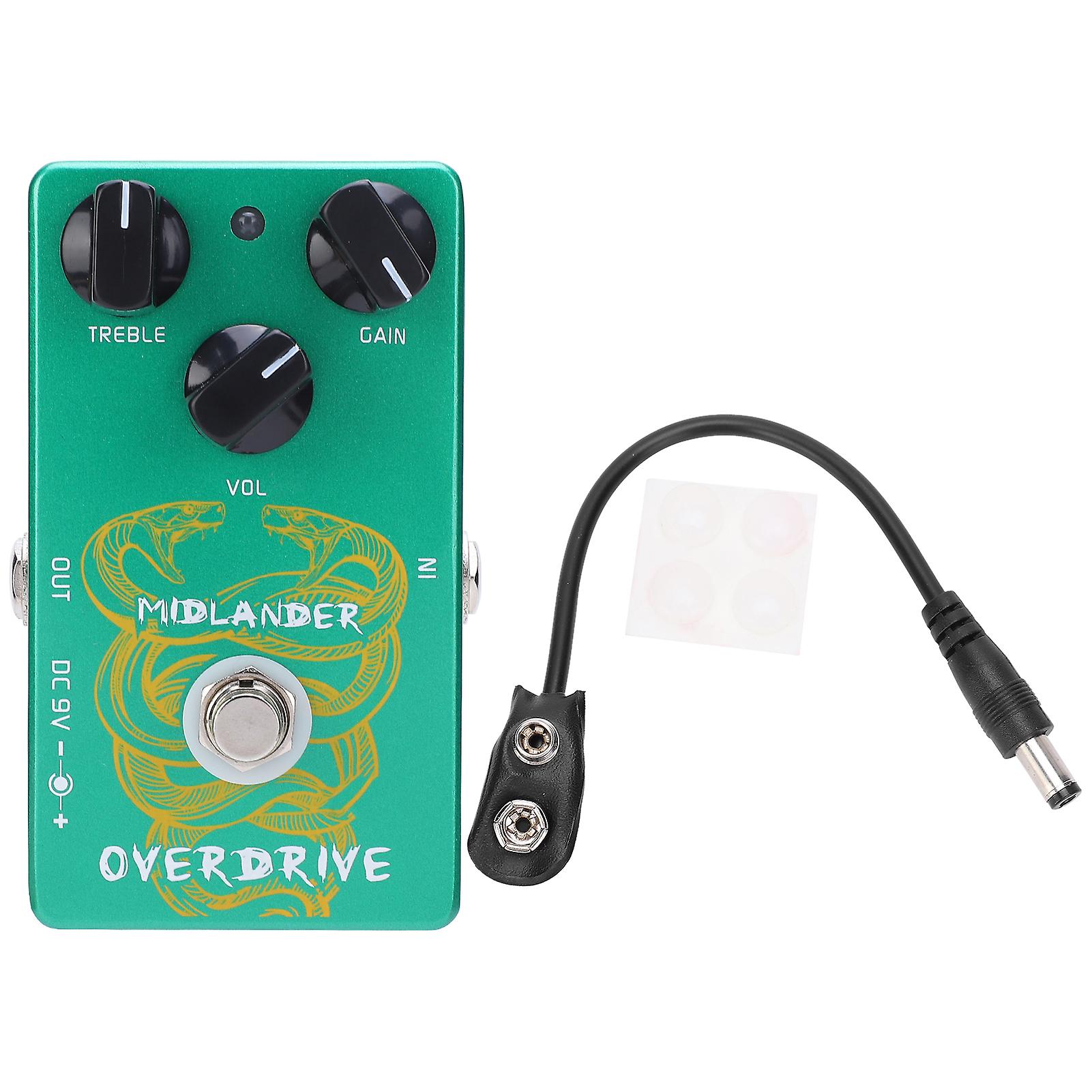 Overdrive πεντάλ ηλεκτρική κιθάρα True Bypass Effect Αξεσουάρ μουσικών οργάνων