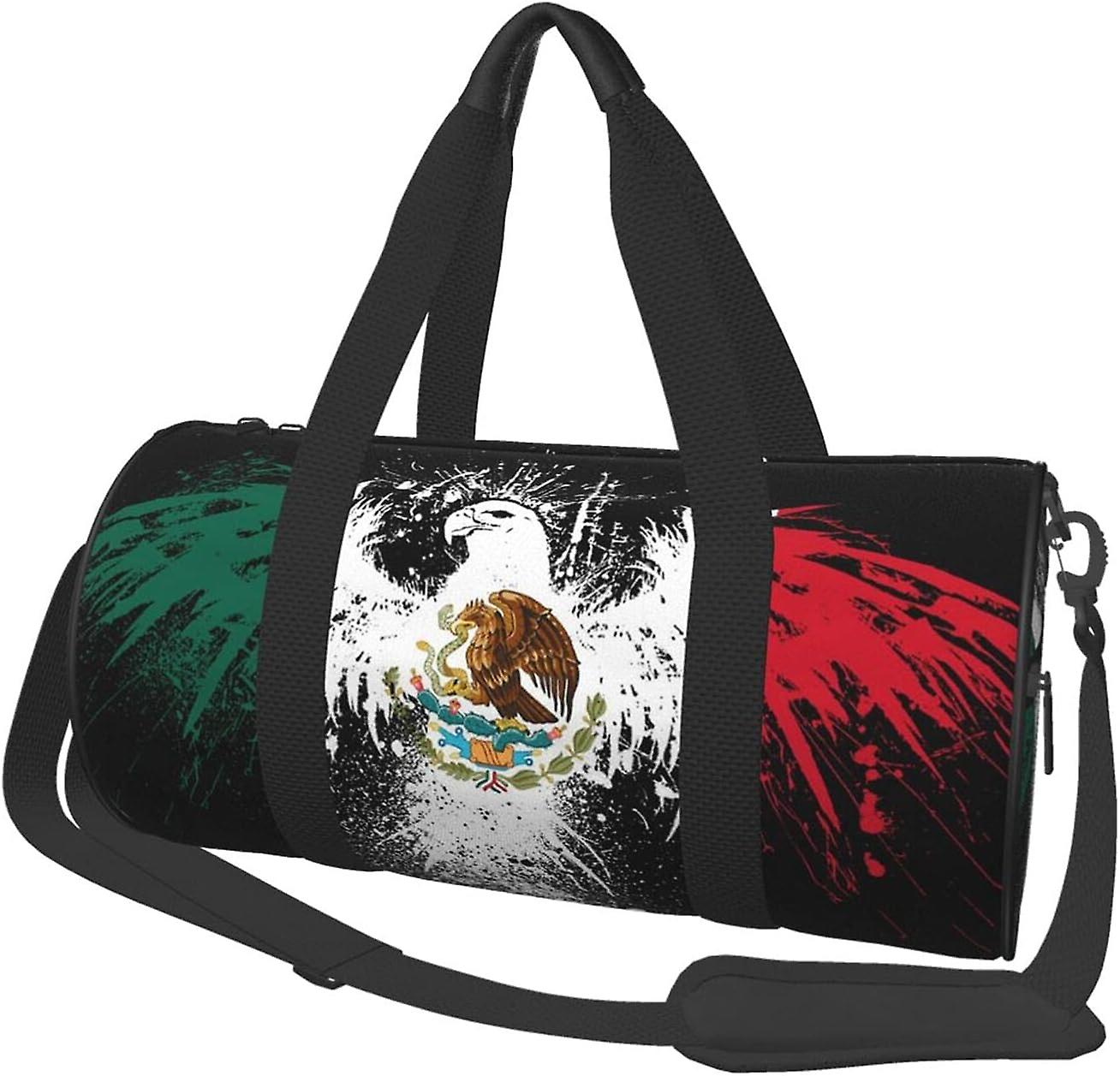 דגל מקסיקו החדש תיקי תרמיל נסיעות חדר כושר מזוודות ספורט תיק נסיעות גדול תיקי סוף שבוע לילה לגברים ונשים bd009655