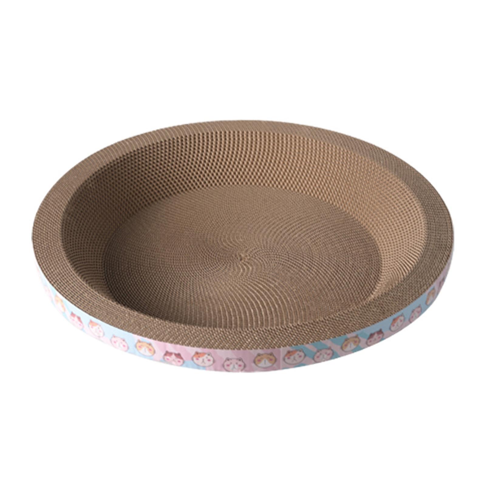 Durable Cat Scratcher & Lounge Bed - High-Density Cardboard for Scratching and Relaxing