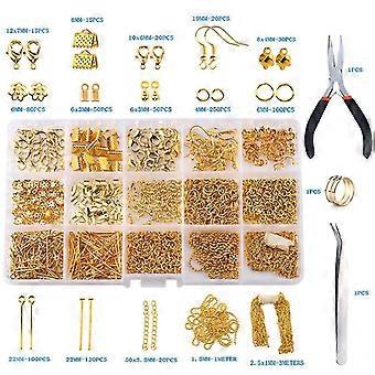 Gold Jewellery Making Tools Set Diy Jewelry Making Accessories Kit