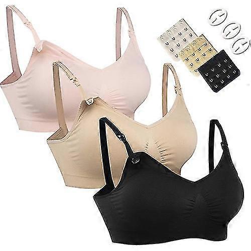 3pcs Women's Sleeping Breastfeeding Bra
