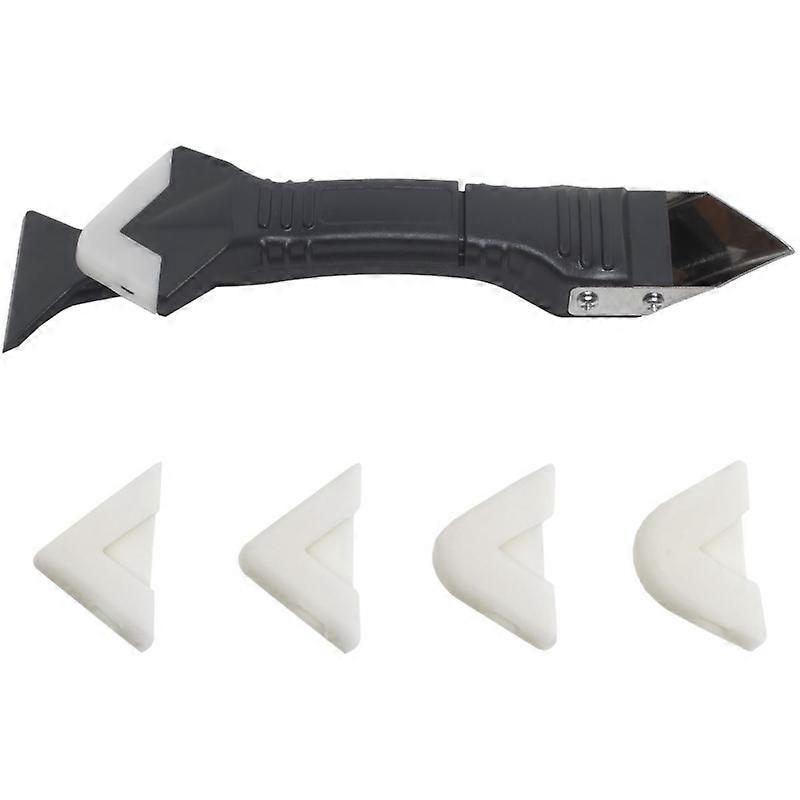 Visulong 3 in 1 Caulking Multi Tool, Silicone Caulking Tool, Caulking Finishing