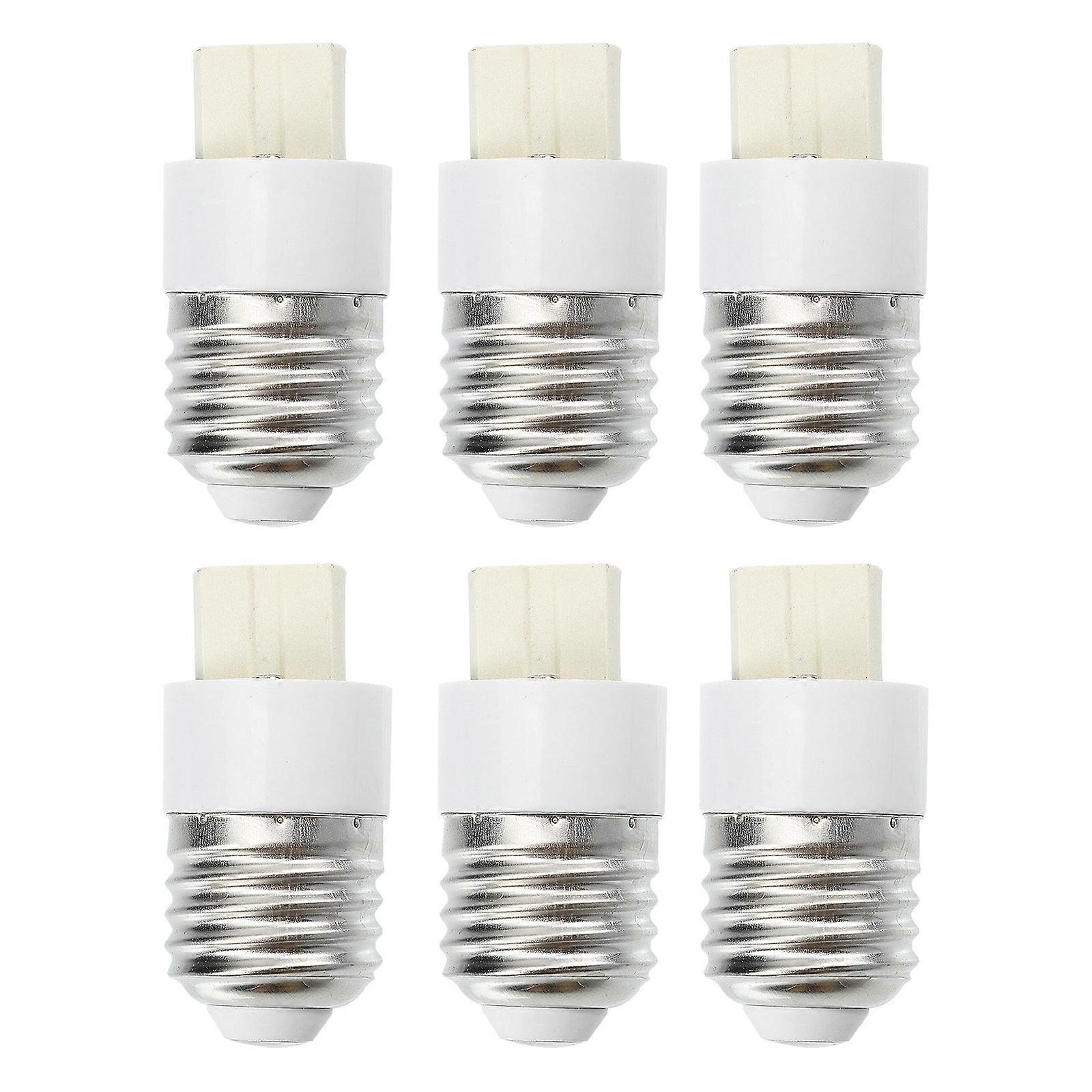 6 Pcs E27 Bulb Menorah Bulbs Candelabra Adapter Light Bulb Base Adapter Lamp Adapter Lamp Converters