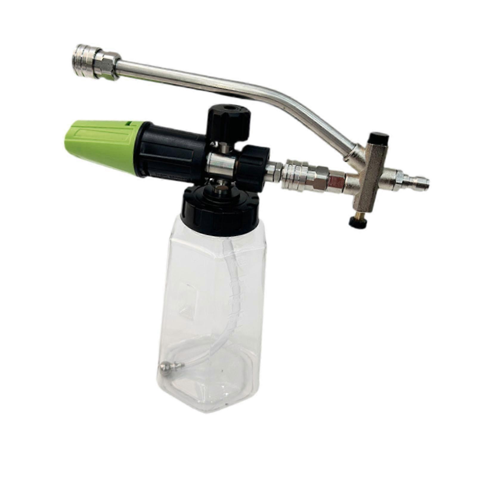 Double Connector Accessory with Foam Sprayer Practical Double Tip Attachment