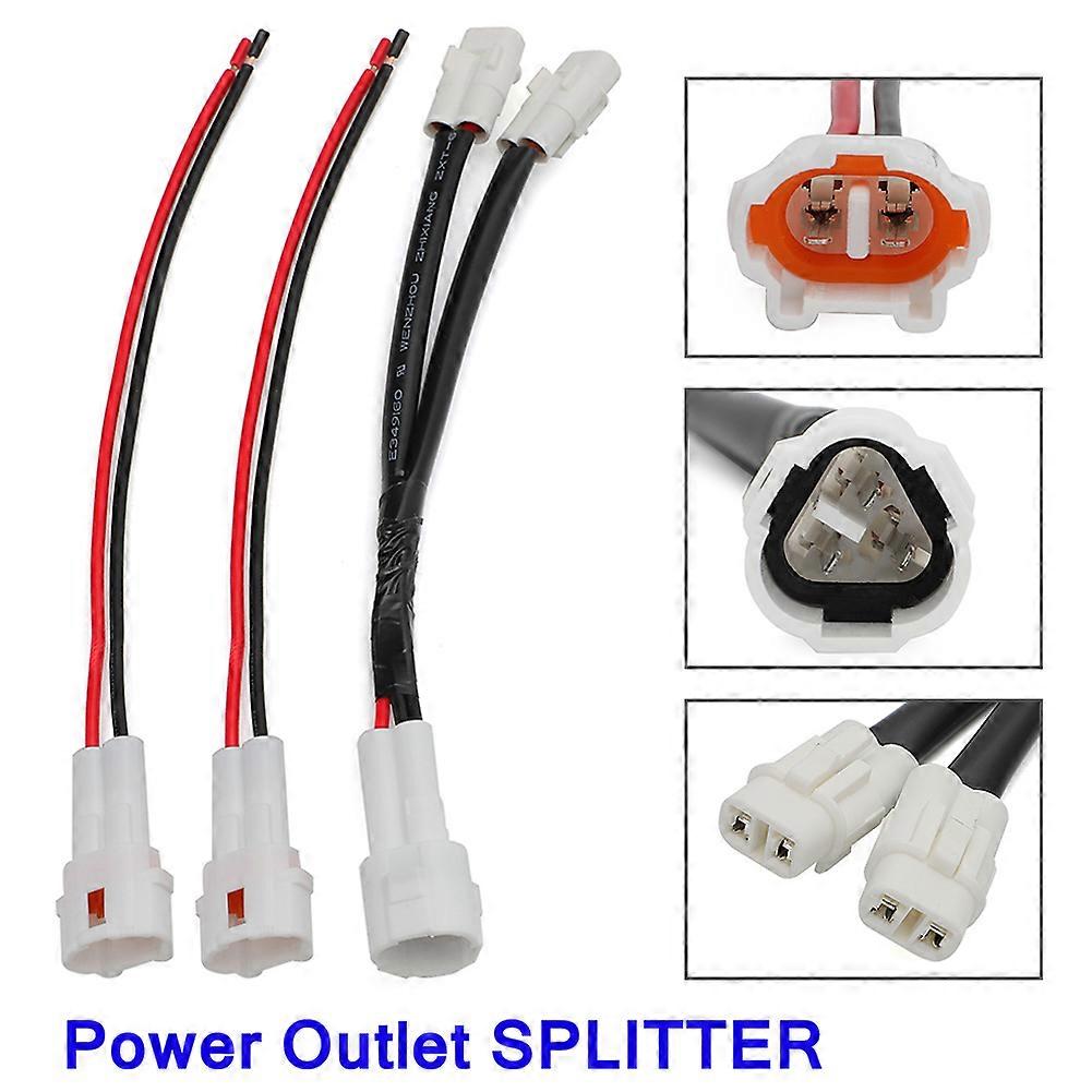 Monter Yamaha Tenere T7 700 FZ07 strømuttak splitter usb lader grep ekstra lys