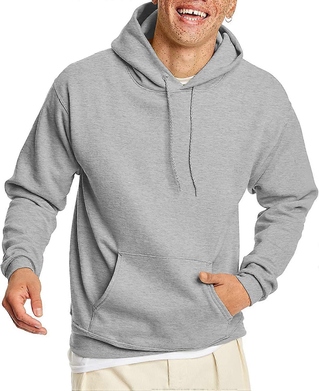 Felpe da uomo, Felpe con cappuccio in pile, Felpe con cappuccio in pile misto cotone, Felpe con cappuccio pullover in pile peluche