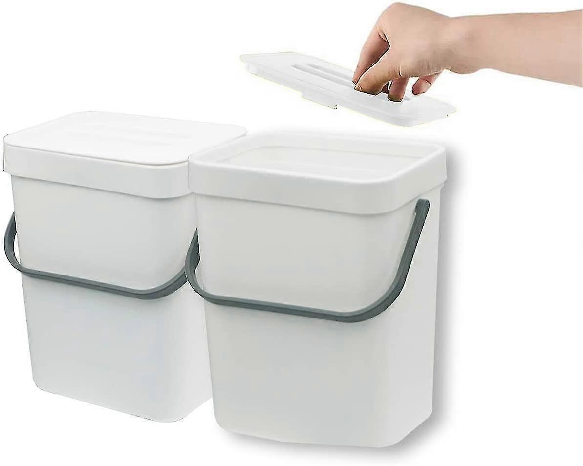 Hanging Kitchen Trash Can Collapsible Mini Garbage Bin