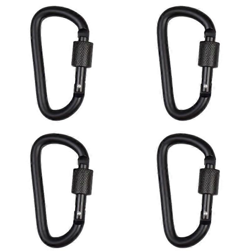 INF D-förmiger Karabiner (4er-Pack)
