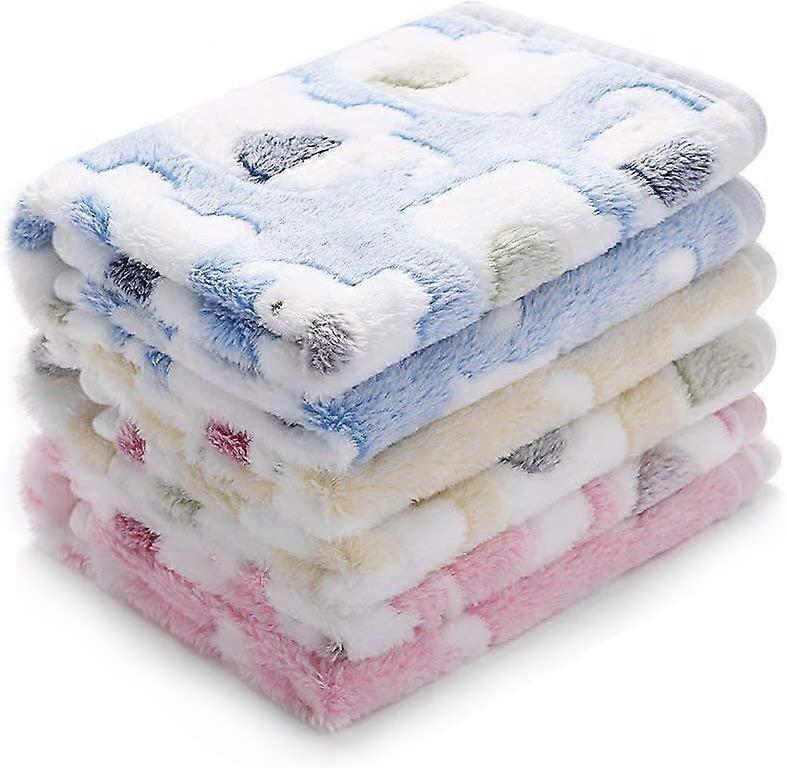 New product,Ultra-Soft Plush Blanket for Dog / Cat 3 Pieces Elephant Medium (76*52cm)
