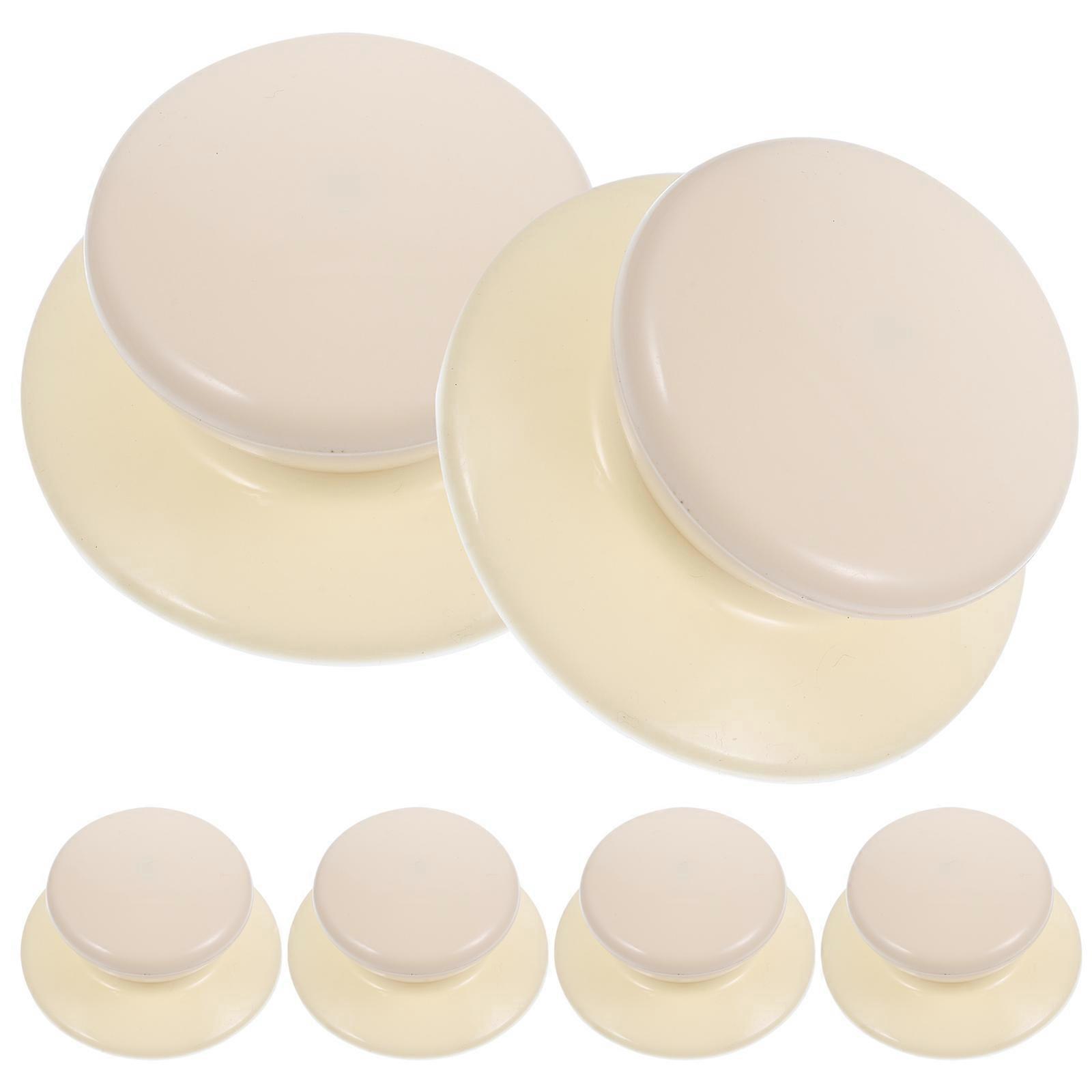 6Pcs Plastic Lid Knobs Universal Pot Lid Handles Pan Lid Knobs Kitchen Lid Replacements