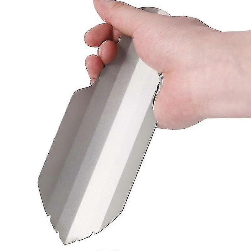 Pure Titanium Ultra-Light Camping Shovel Outdoor Survival Portable Multi-Function Digging Tool1pcs, Silver)