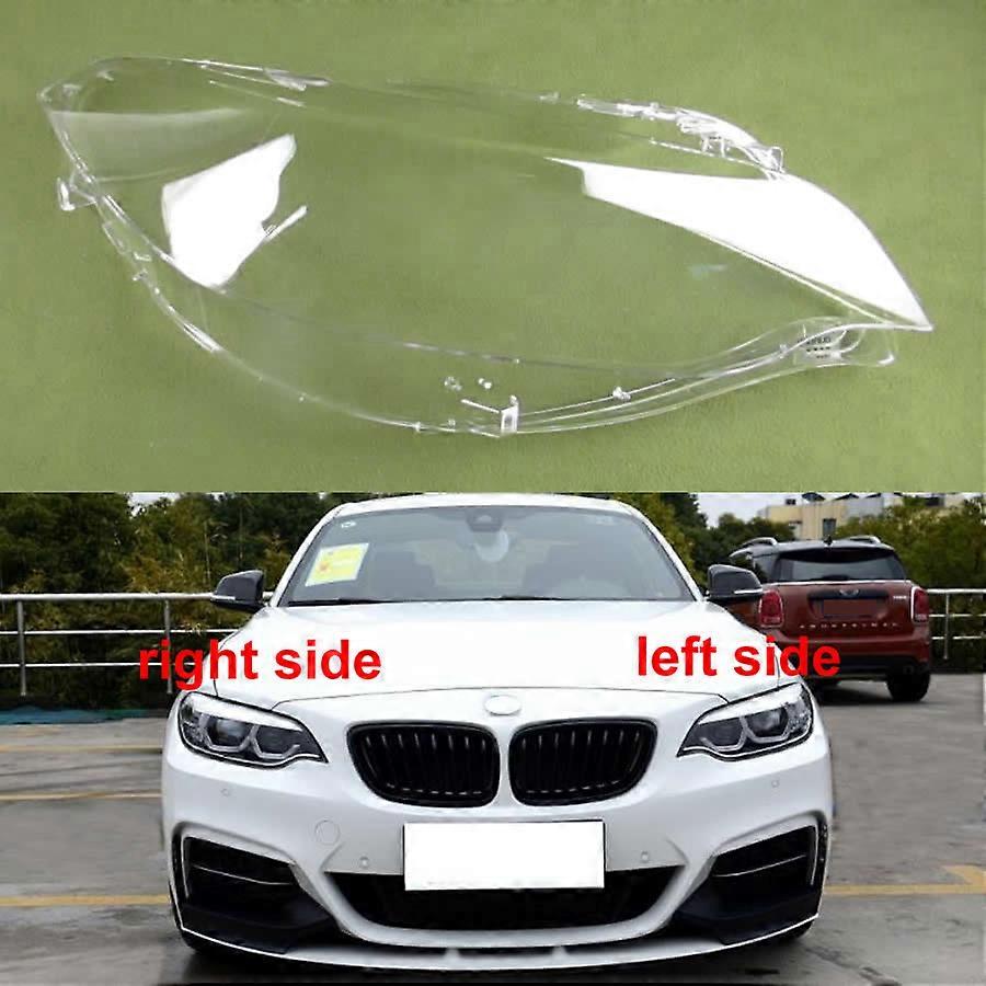 For BMW F22 M2 2 Series Coupe 2014-2020 Headlamp Housing Transparent Lampshade Headlight Shell Lens Lamp Cover Plexiglass