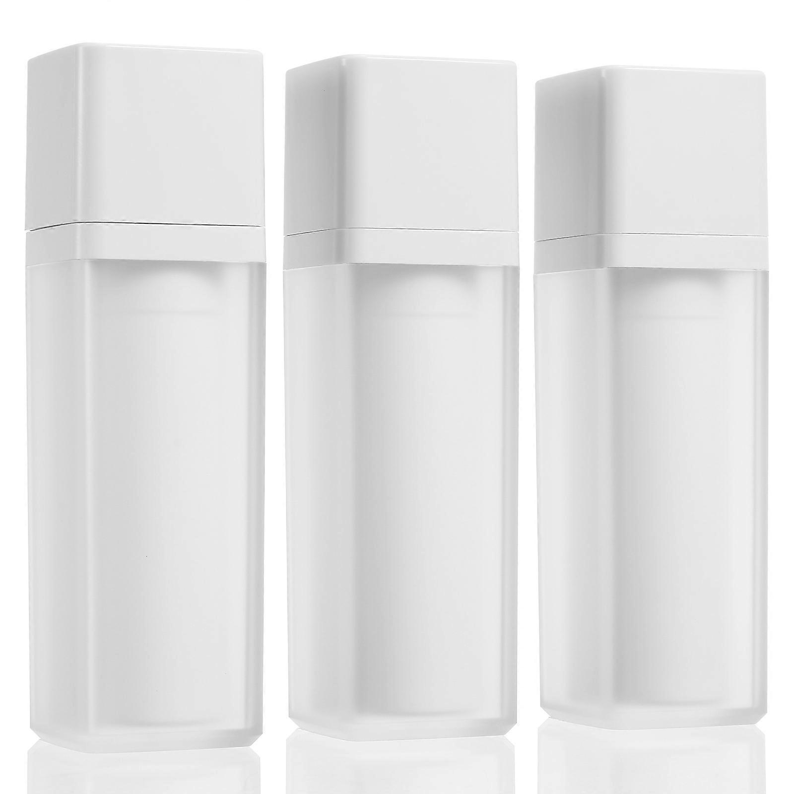 3Pcs Travel Vacuum Bottles Cosmetics Bottles Cosmetic Container Skincare Sub Bottles Toiletry Bottles