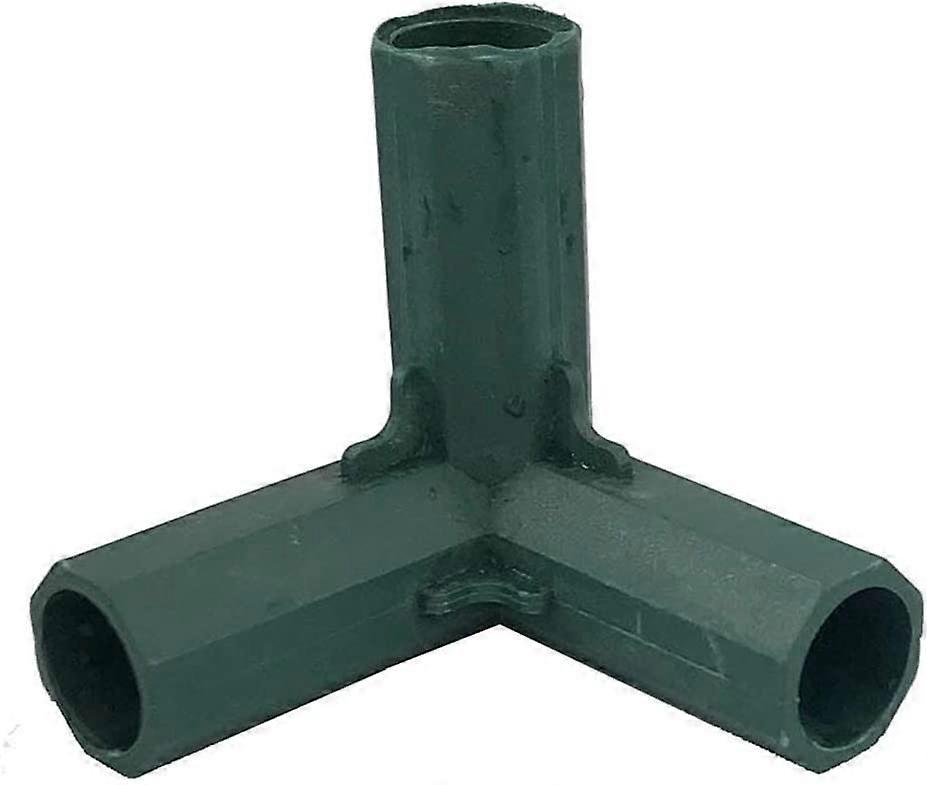 4pcs 16mm Garden Framework Cages Corner Connector,Greenhouse Connectors(Right Angle 3 Way)