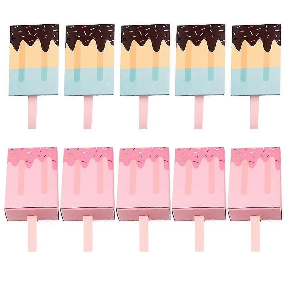 20pcs Drawer Type Candy Cases Ice Cream Gift Boxes Wedding Candy Storage Boxes