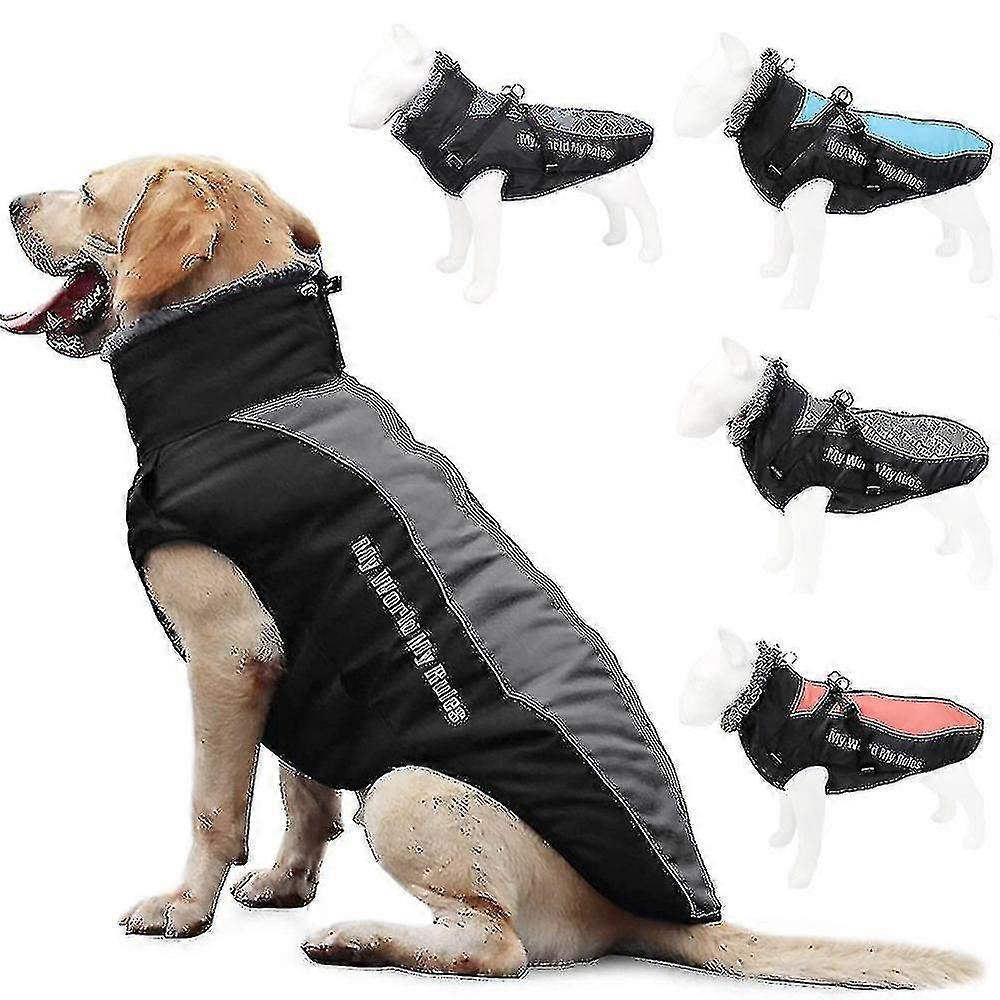 Clothes For Large Dogs Waterproof Big Dog Vest Jacket Autumn Winter Warm  Pet Dog Coat*stb-In stock