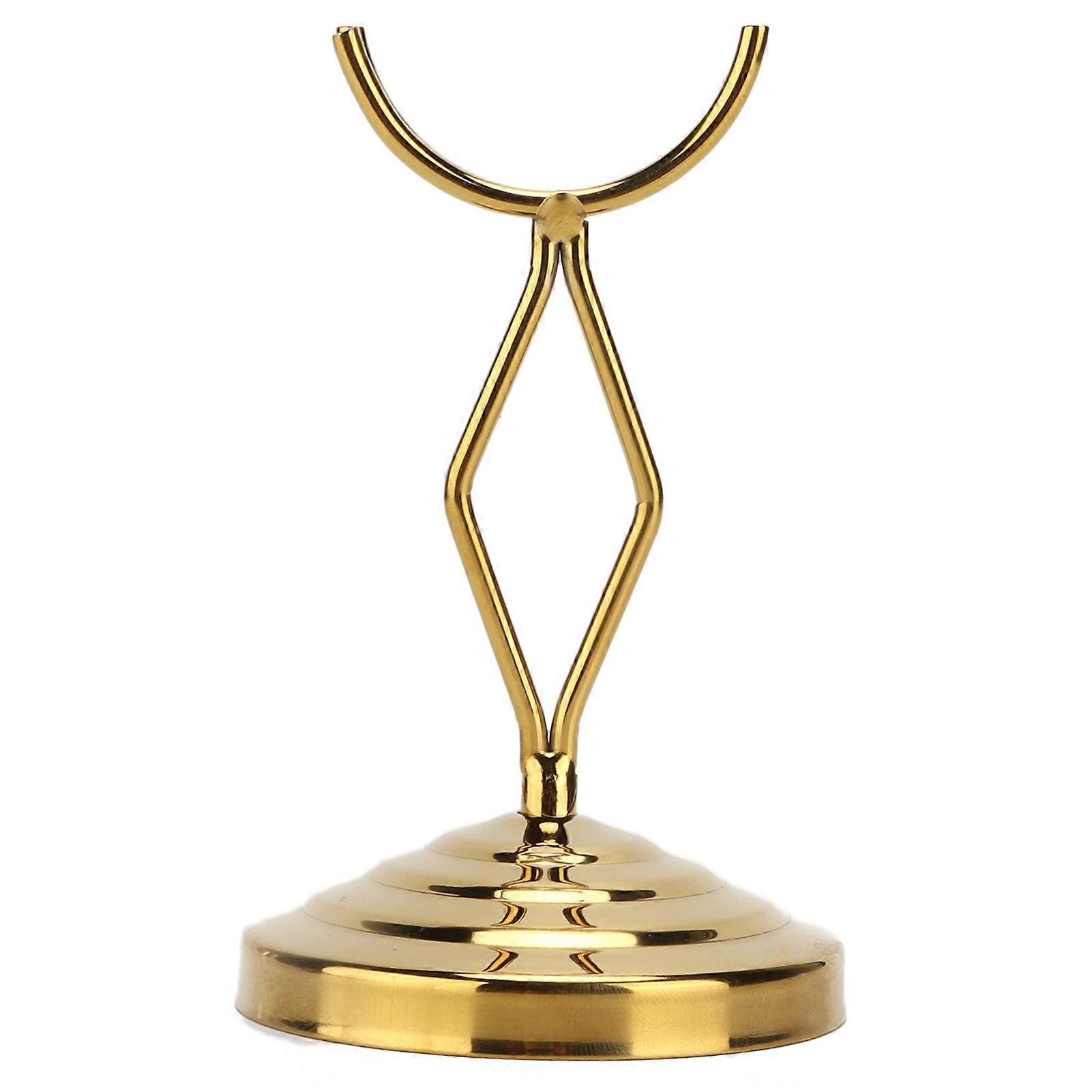 Support de numéro de table 4 pouces, support en acier inoxydable doré à la mode pour table de fête de mariage