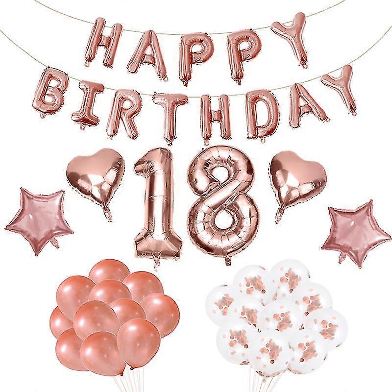 39pcs Birthday Balloon