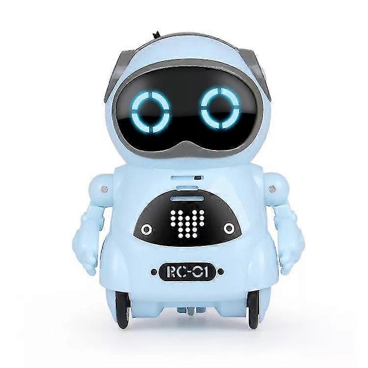 Jinxiu Children's Mini Smart Voice Dialogue Dance Pocket Robot(1pcs, Blue)