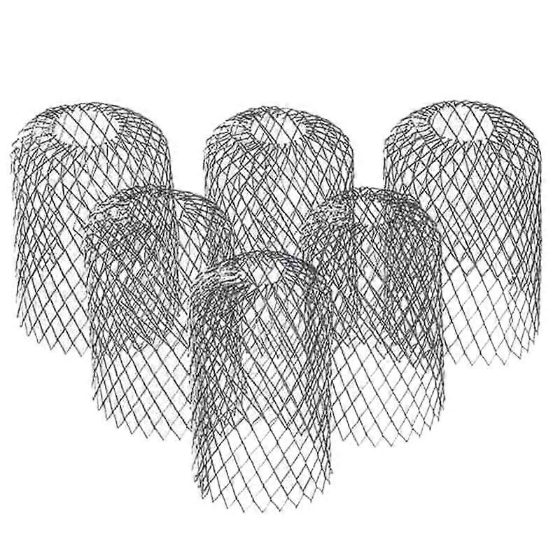 6 Pack Gutter Guard 3 Inch Expandable Aluminium Filter Strainer Gutter Downspout Guard for Stopping