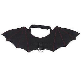 Drôle Costume D’animal De Compagnie Noir Ailes De Chauve-Souris Cosplay Vêtements D’Halloween Vêtements Pour Animaux De Compagnie Costume De Fête Cadeau Photo Prop Pour Chat Chiot Chien