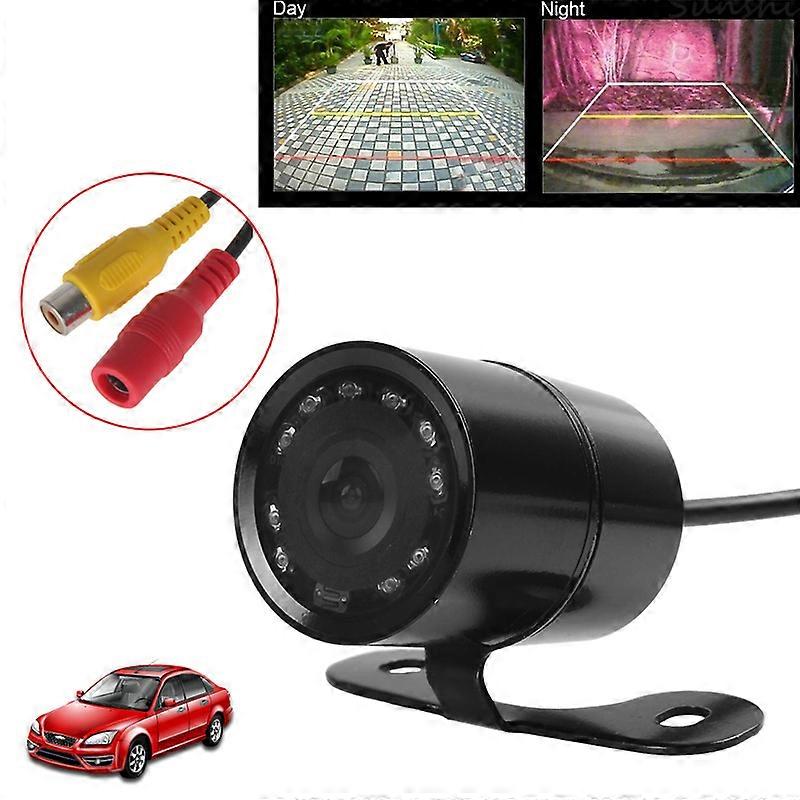 Waterproof Car Rear View Camera 12V Night Vision Auto Reverse Parking Front View Camera Wide Angle Parking Assistance Camera