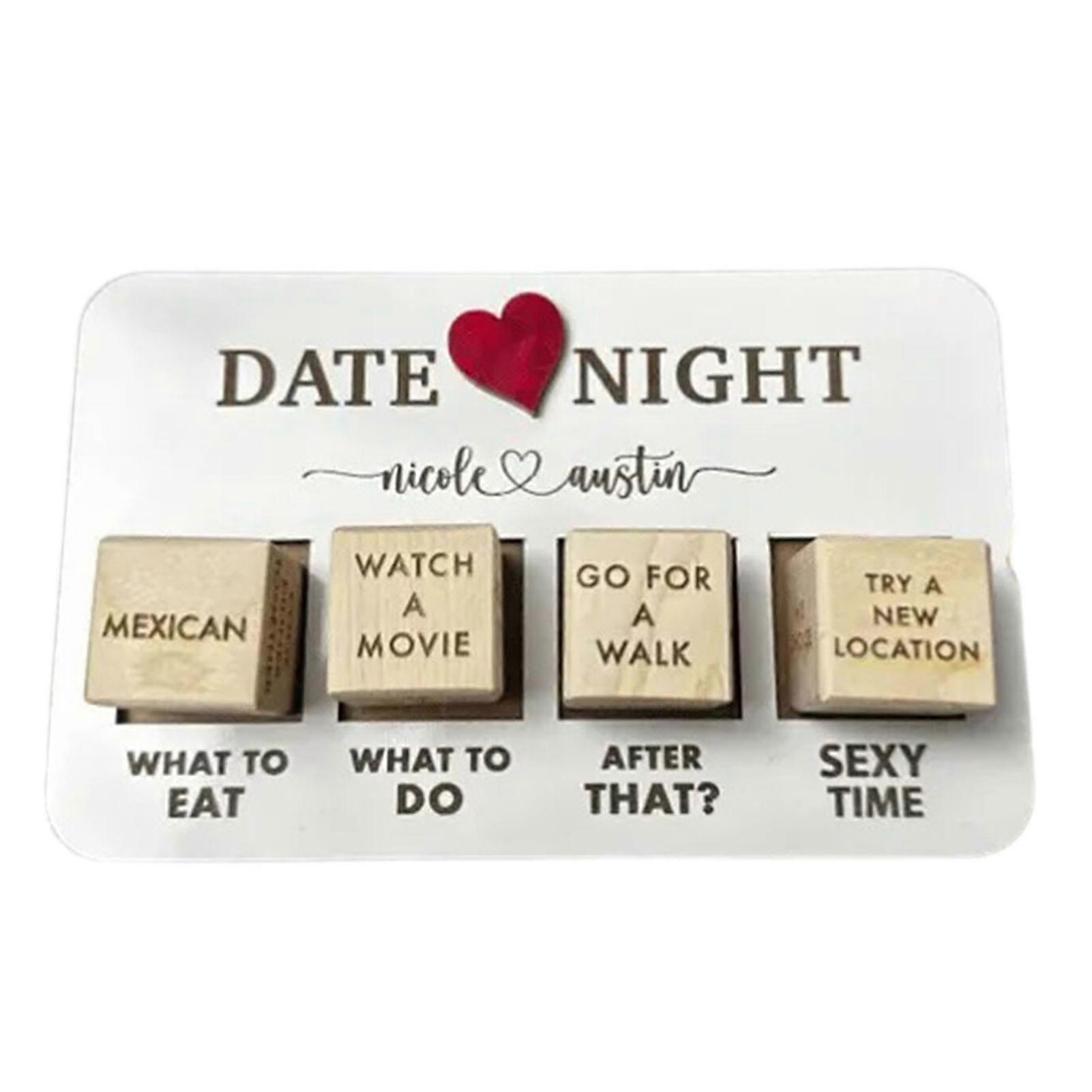 Fashion Dating Night Dices Multipurpose Random Creativity Dices for Couple