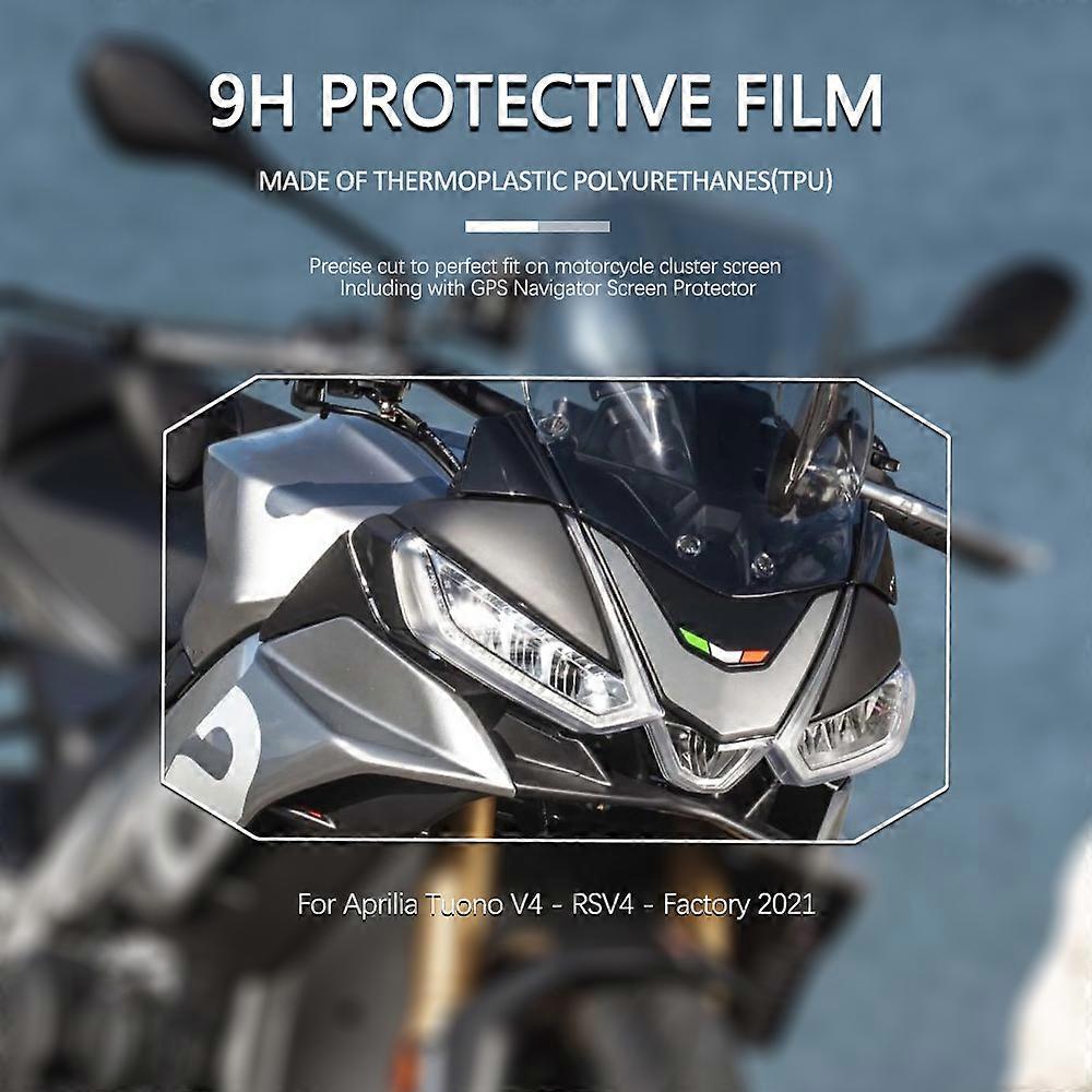 Fit For Aprilia Tuono V4 rsv4 2021 - Motorcycle Accessories Scratch Cluster Screen Dashboard Protection Instrument Film